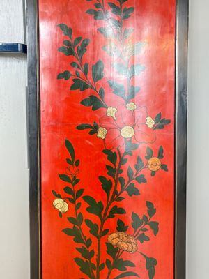 A Chinese Coromandel lacquered four-panel folding screen with mountainous landscapes, 17/18th C. — photo 39
