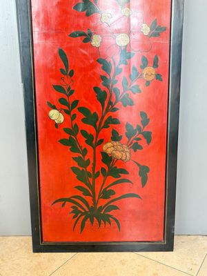 A Chinese Coromandel lacquered four-panel folding screen with mountainous landscapes, 17/18th C. — photo 40