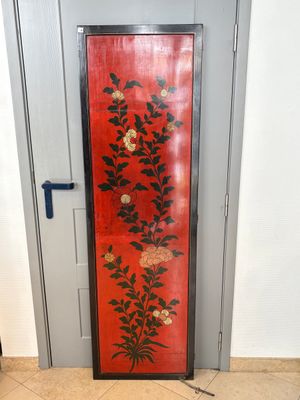 A Chinese Coromandel lacquered four-panel folding screen with mountainous landscapes, 17/18th C. — photo 6