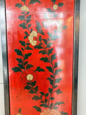 A Chinese Coromandel lacquered four-panel folding screen with mountainous landscapes, 17/18th C. — photo 8