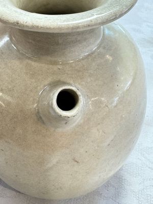 A Chinese cream-glazed ewer with a barrel-shaped body, Hebei/Henan provinces, Tang/Five Dynasties — photo 6