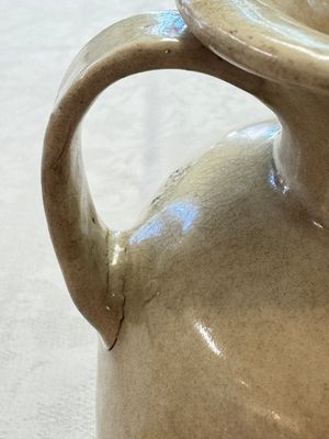 A Chinese cream-glazed ewer with a barrel-shaped body, Hebei/Henan provinces, Tang/Five Dynasties — photo 8