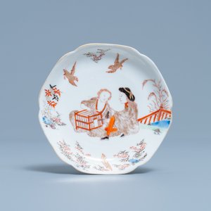A Chinese cup and saucer with a design after Cornelis Pronk, Yongzheng/Qianlong — photo 2