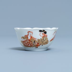 A Chinese cup and saucer with a design after Cornelis Pronk, Yongzheng/Qianlong — photo 4