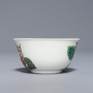 A Chinese cup and saucer with mythological design of Pan playing the lyre, Qianlong — photo 5