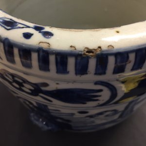 A Chinese cylindrical blue and white censer, Ming, Wanli — photo 12