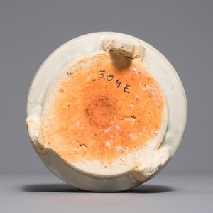 A Chinese cylindrical qingbai tripod incense burner, Song or Yuan — 照片 6