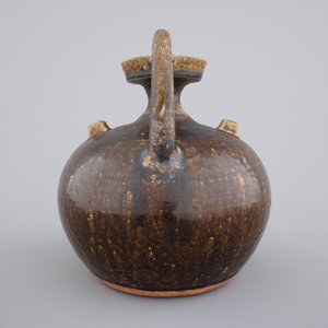 A Chinese dark-glazed chicken head ewer, possibly Han or Jin Dynasty, 3rd-5th C. — photo 3
