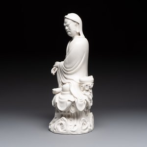 A Chinese Dehua Blanc de Chine 'Damo' group, 20th C. — photo 3