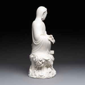 A Chinese Dehua Blanc de Chine 'Damo' group, 20th C. — photo 5