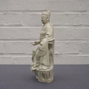 A Chinese Dehua blanc de Chine group of Wenchang Wang and Guixing, Kangxi — photo 24