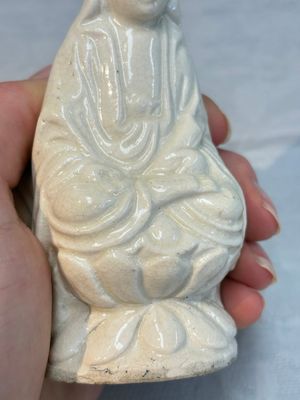 A Chinese Dehua blanc de Chine 'Kuixing' group and a Guanyin, 19th C. — photo 29