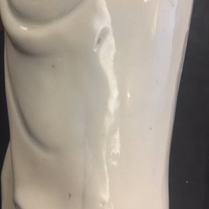 A Chinese Dehua blanc de Chine model of a standing Buddha, impressed mark on the back, Kangxi — 照片 21