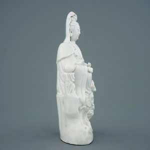 A Chinese Dehua blanc de Chine model of Guanyin with child, 18/19th C. — photo 5