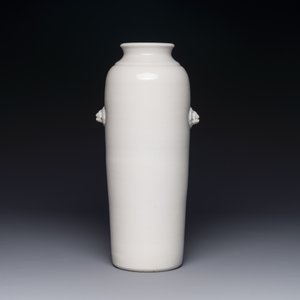 A Chinese Dehua blanc de Chine vase with floral anhua design, Kangxi — photo 2