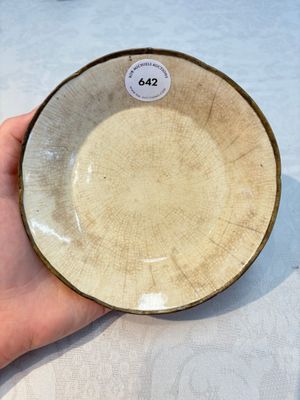 A Chinese ding-type lobed dish with a bronze mount, Song — photo 1