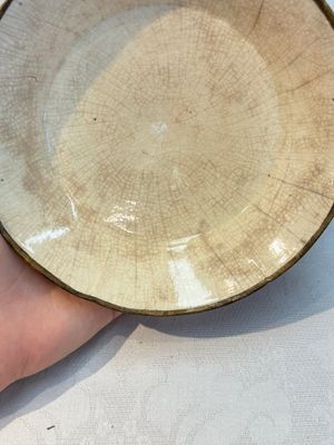 A Chinese ding-type lobed dish with a bronze mount, Song — photo 5