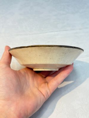 A Chinese ding-type lobed dish with a bronze mount, Song — photo 6