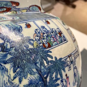A Chinese doucai '100 boys' vase, Yongzheng/Qianlong — 照片 46