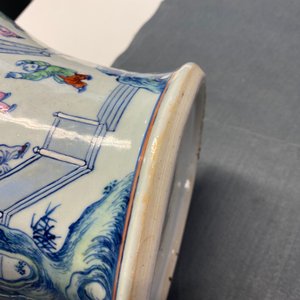 A Chinese doucai '100 boys' vase, Yongzheng/Qianlong — 照片 48