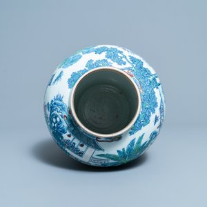 A Chinese doucai '100 boys' vase, Yongzheng/Qianlong — 照片 9