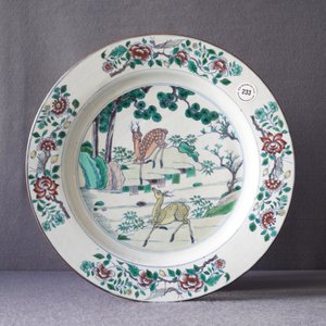 A Chinese doucai 'deer' dish, Kangxi — 照片 6