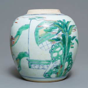 A Chinese doucai ginger jar, prob. Kangxi/Yongzheng — photo 2