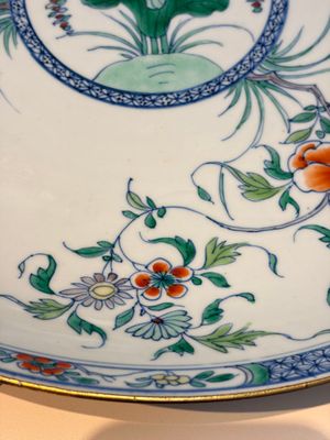 A Chinese doucai 'peony and chrysanthemum' dish, Yongzheng — photo 5