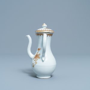 A Chinese Dutch market armorial chocolate jug with the arms of van Rheden, Qianlong — photo 3