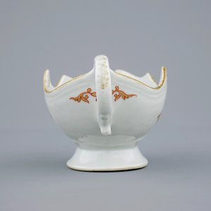 A Chinese Dutch-market export porcelain sauce boat, arms of the "de Heere" family, Qianlong period, ca. 1763 — photo 5