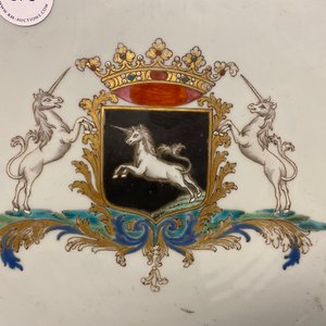 A Chinese Dutch market van Beeftingh armorial dish, Qianlong — photo 5