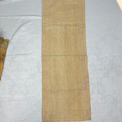 A Chinese embroidered silk panel with 'Eight Buddhist Emblems' and 'sutra' — photo 11