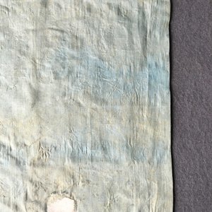 A Chinese embroidered silk rank badge with a crane for first-rank civil official, Qianlong/Jiaqing — photo 13