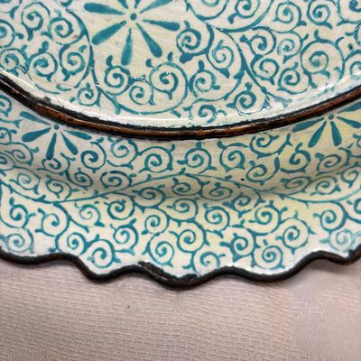 A Chinese enamel 'European Subject' saucer dish — photo 10