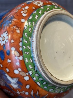 A Chinese English-decorated blue and white censer, Kangxi — 照片 10