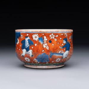 A Chinese English-decorated blue and white censer, Kangxi — 照片 1