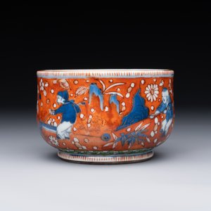 A Chinese English-decorated blue and white censer, Kangxi — 照片 2