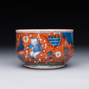 A Chinese English-decorated blue and white censer, Kangxi — 照片 3