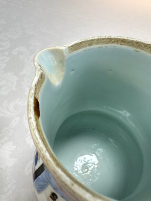A Chinese export famille rose 'Xi Xiang Ji' jug and cover, Yongzheng/Qianlong — photo 12