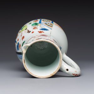 A Chinese export famille rose 'Xi Xiang Ji' jug and cover, Yongzheng/Qianlong — photo 6