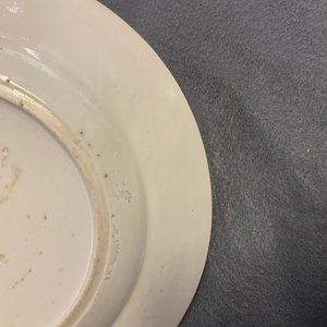 A Chinese export 'Nordic Society' plate dated 1785 and one inscribed 'Dus Leydons Vriendschap', Qianlong — photo 15