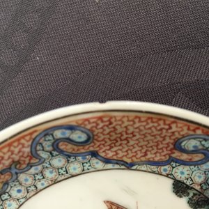 A Chinese export porcelain cup and saucer with a harbor scene, Yongzheng, 1722-1735 — photo 14