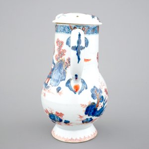 Een Chinese export porseleinen Imari dekselkan, 18e eeuw — foto 3