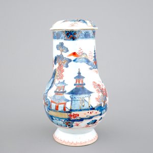 Een Chinese export porseleinen Imari dekselkan, 18e eeuw — foto 5