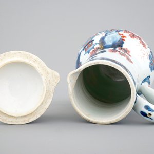 Een Chinese export porseleinen Imari dekselkan, 18e eeuw — foto 6