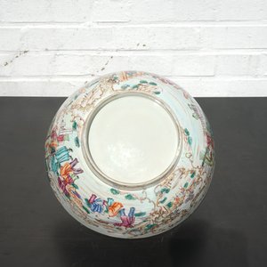 A Chinese export porcelain Mandarin pattern bowl and a dish, Qianlong, 18th C. — foto 11