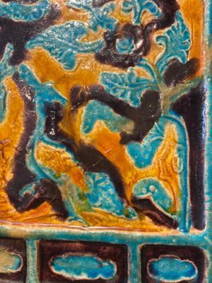 A Chinese fahua 'Eight immortals' table screen, Ming — 照片 10