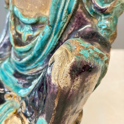 A Chinese Fahua-glazed stoneware model of Guanyin — photo 9