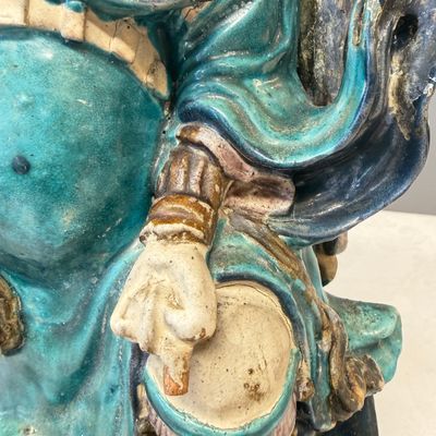 A Chinese Fahua-glazed stoneware model of Zhenwu — photo 6