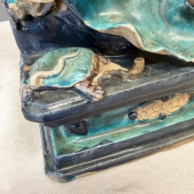 A Chinese Fahua-glazed stoneware model of Zhenwu — photo 10